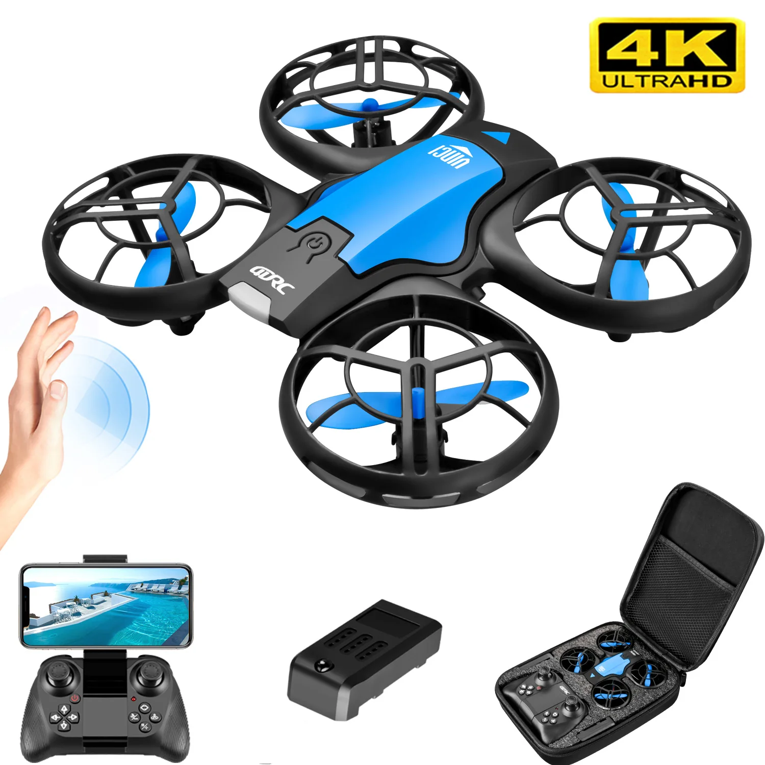 Drone Camera 4K - V8 Nowy Mini Dron 4K Profesjonalny