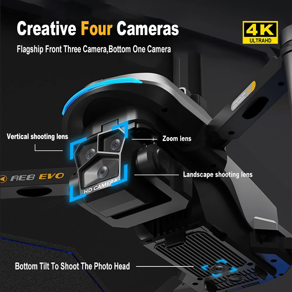 Dron AE8 EVO 4K Profesjonalny  – Drone Camera Professional recenzja i cena